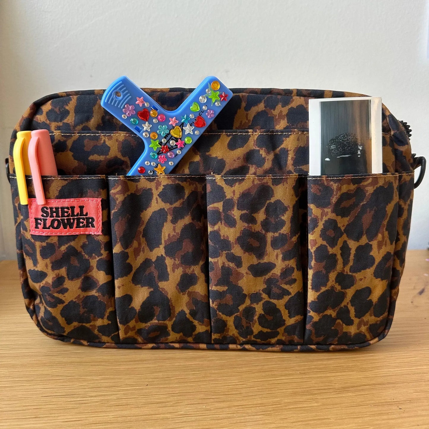Shellflower Leopard Journal Pouch
