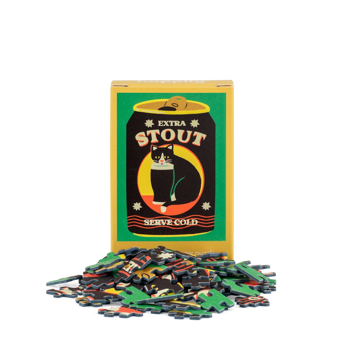 Extra Stout Cat - 99 Piece Mini Jigsaw Puzzle