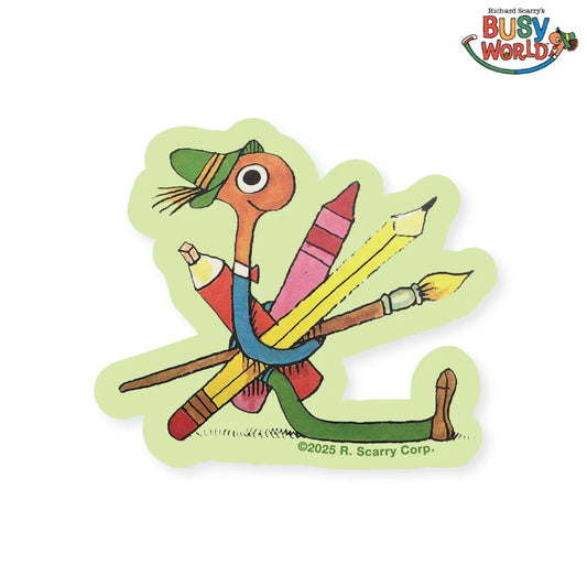 3P4 x Richard Scarry Vinyl Sticker: Lowly Art
