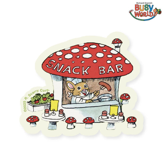 3P4 x Richard Scarry Vinyl Sticker: Snack Bar