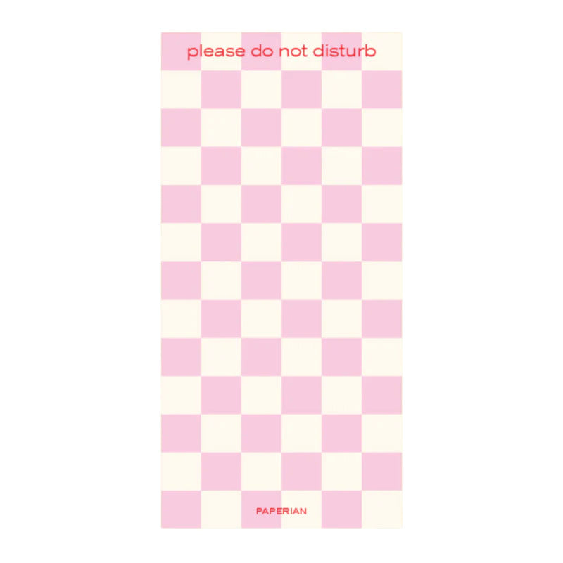 Checkerboard Notepad (MORE COLOURS)