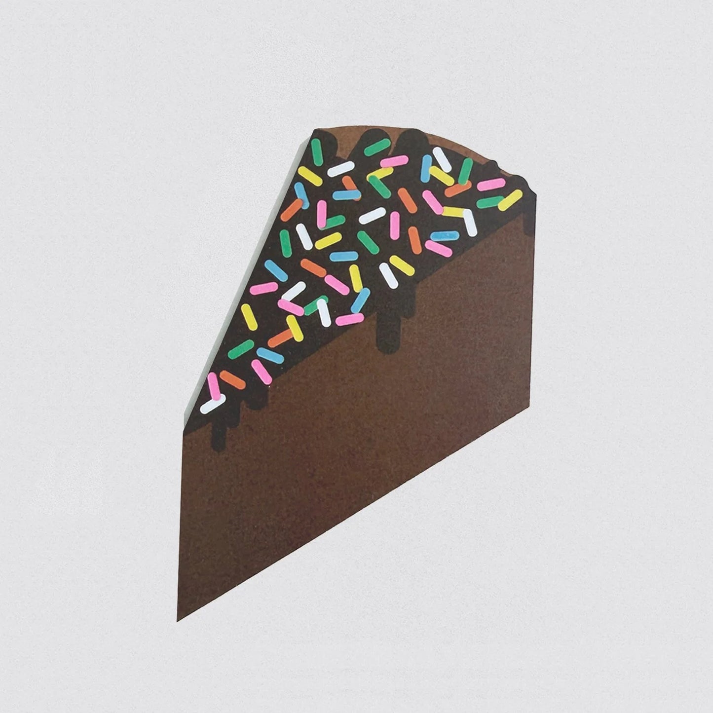 Chocolate Cake Mini Postcard