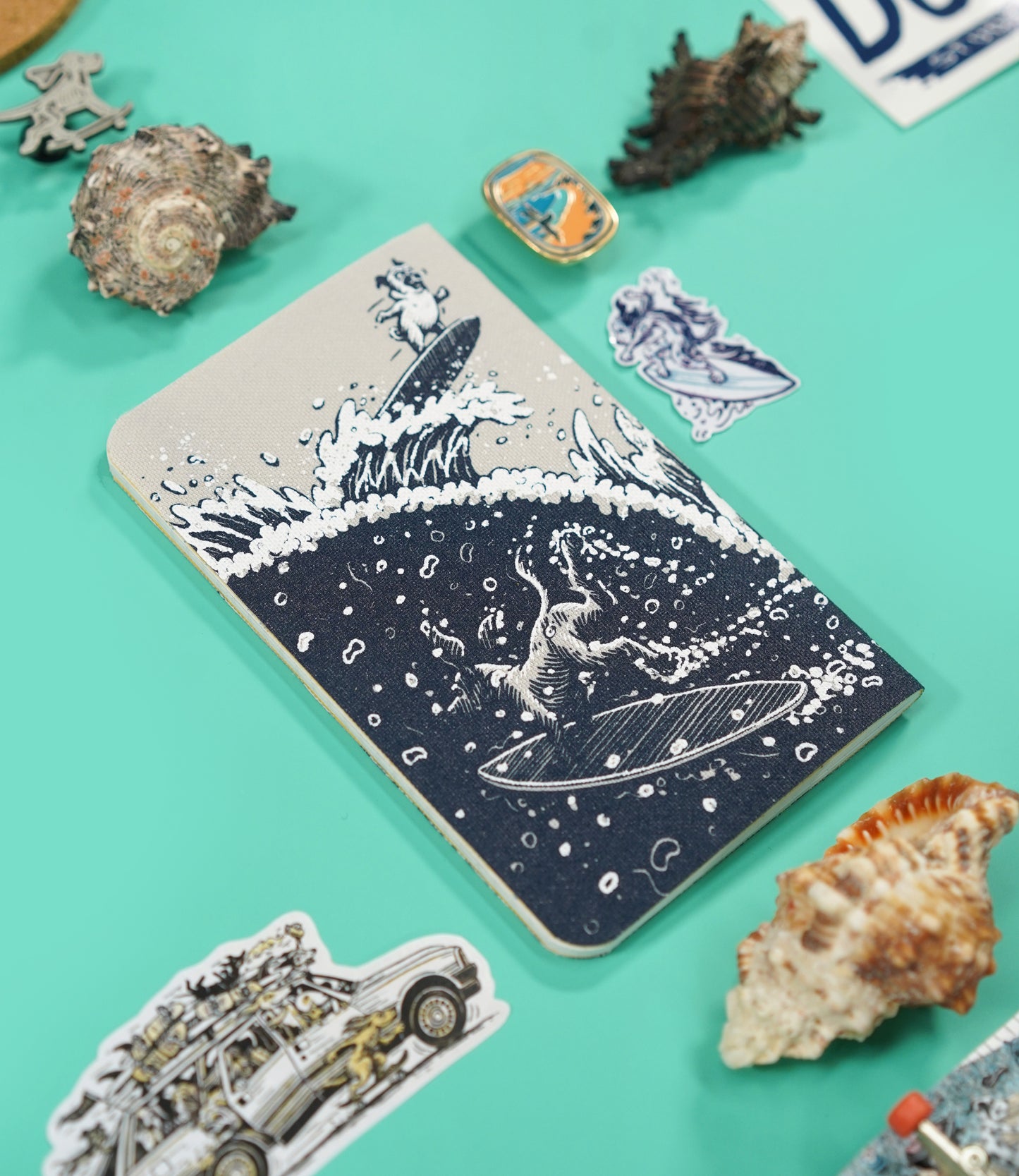 Dapper Notes Limited Edition Notebook: Whitewater Hounds