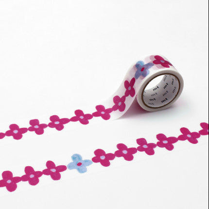 mt x Makoto Matsubayashi Flower Ornament Washi Tape
