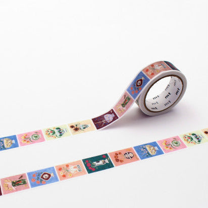 mt x Polly Fern Flower Washi Tape
