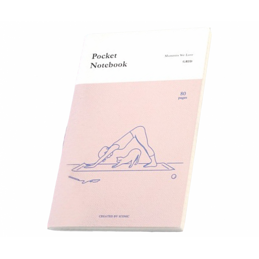 Pocket Notebook - Yoga Cat