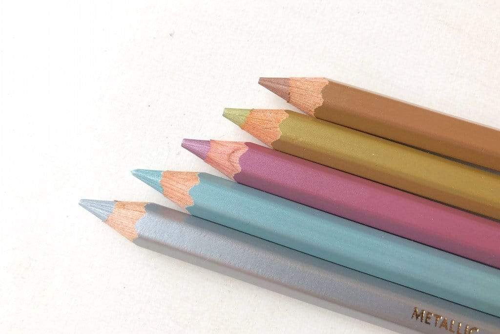 Caran D'Ache Pens & Pencils Maxi Pencils - Metallic