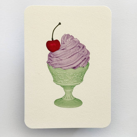 Lavender Chantilly Cream Greeting Card