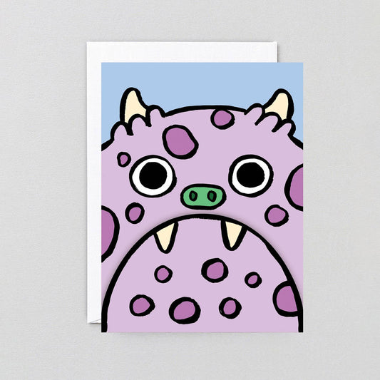 Monster Fold Out Mouth Birthday Card