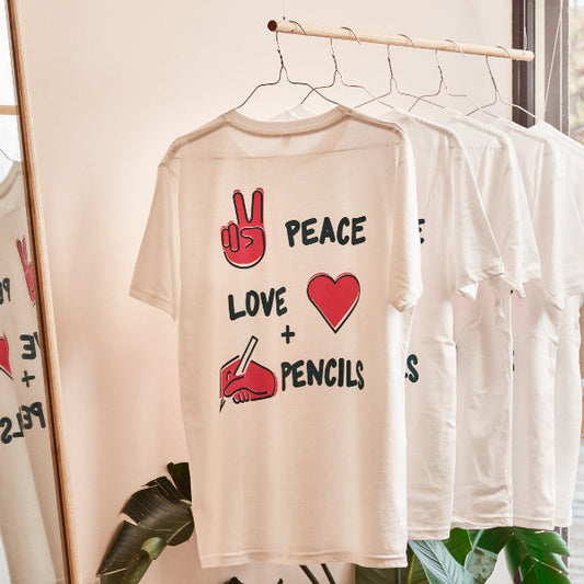 Peace, Love & Pencils T-Shirt