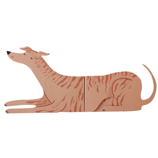 Tigger, Long Doggo Shaped Extendable Card