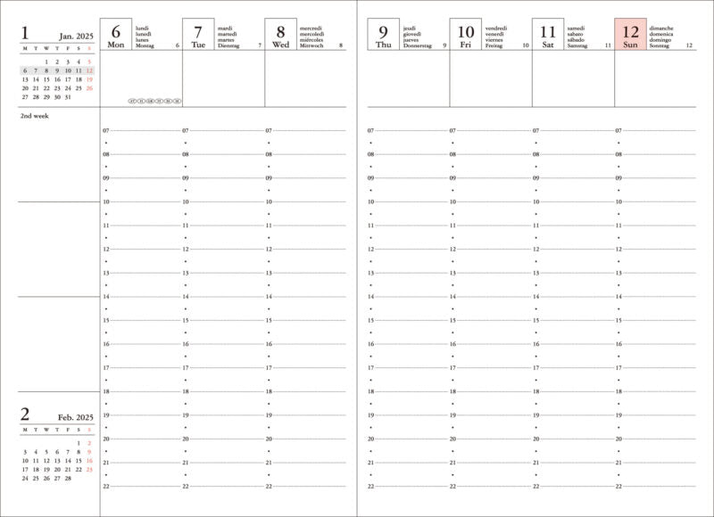 2024-2025 Diary: A6 Green