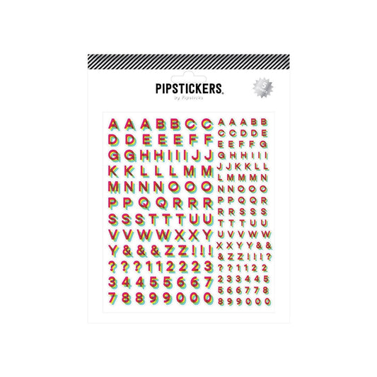 Pipsticks Eye Sight Alphabet Sticker Sheets