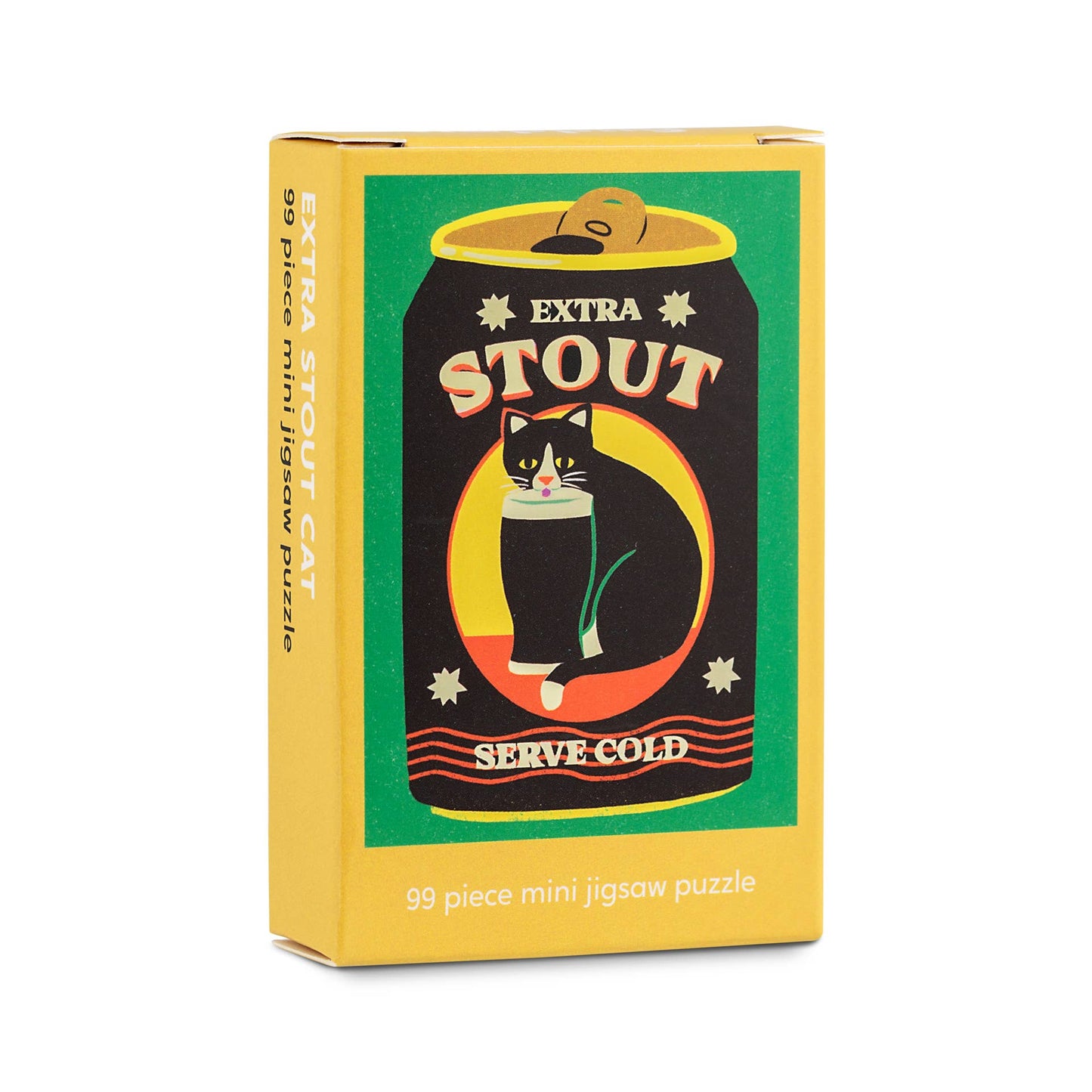 Extra Stout Cat  - 99 Piece Mini Jigsaw Puzzle