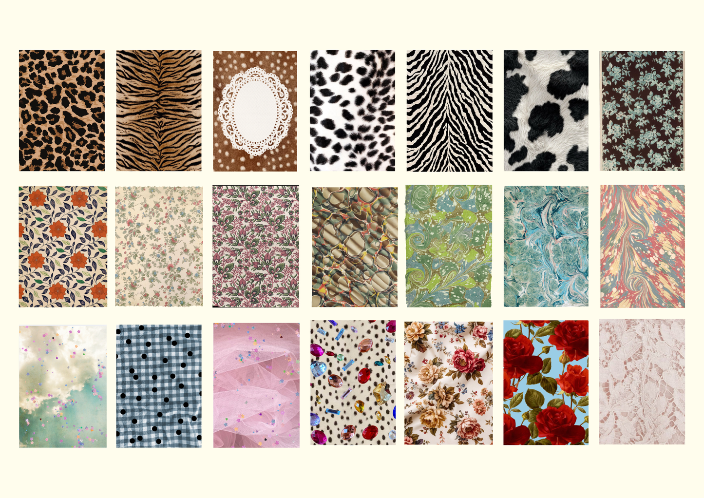 Shellflower Pattern Paper Book Vol. 1