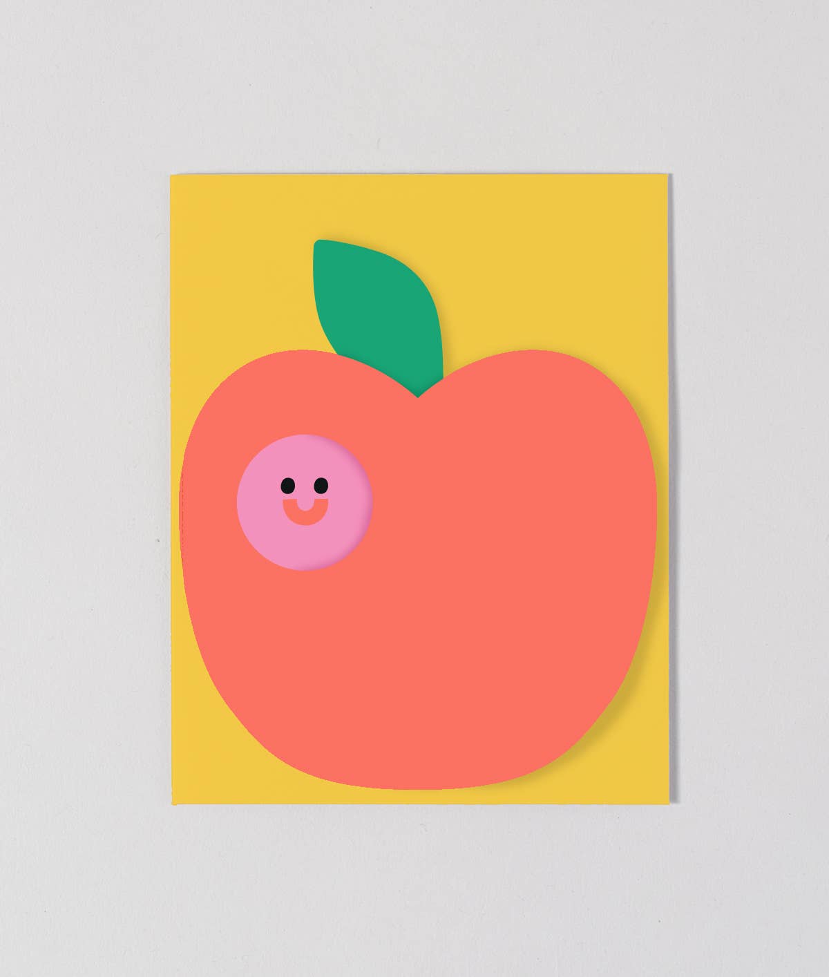 Apple Fold Out Birthday Card