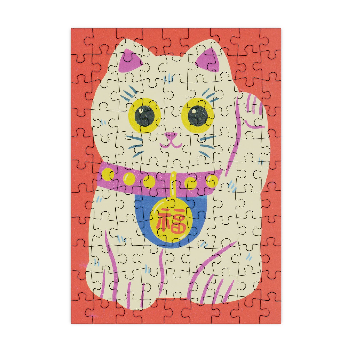 Lucky Cat Mini Jigsaw Puzzle - 99 Pieces