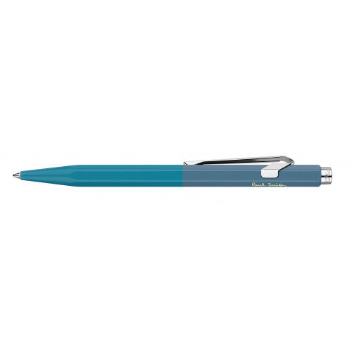 Paul Smith + Caran D'Ache 849 Ballpoint: Cyan/Steel