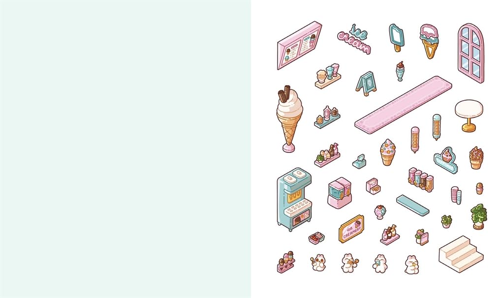 Cute 'n' Cozy Sticker Therapy Book: Cozy Town