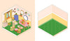Cute 'n' Cozy Sticker Therapy Book: Homes