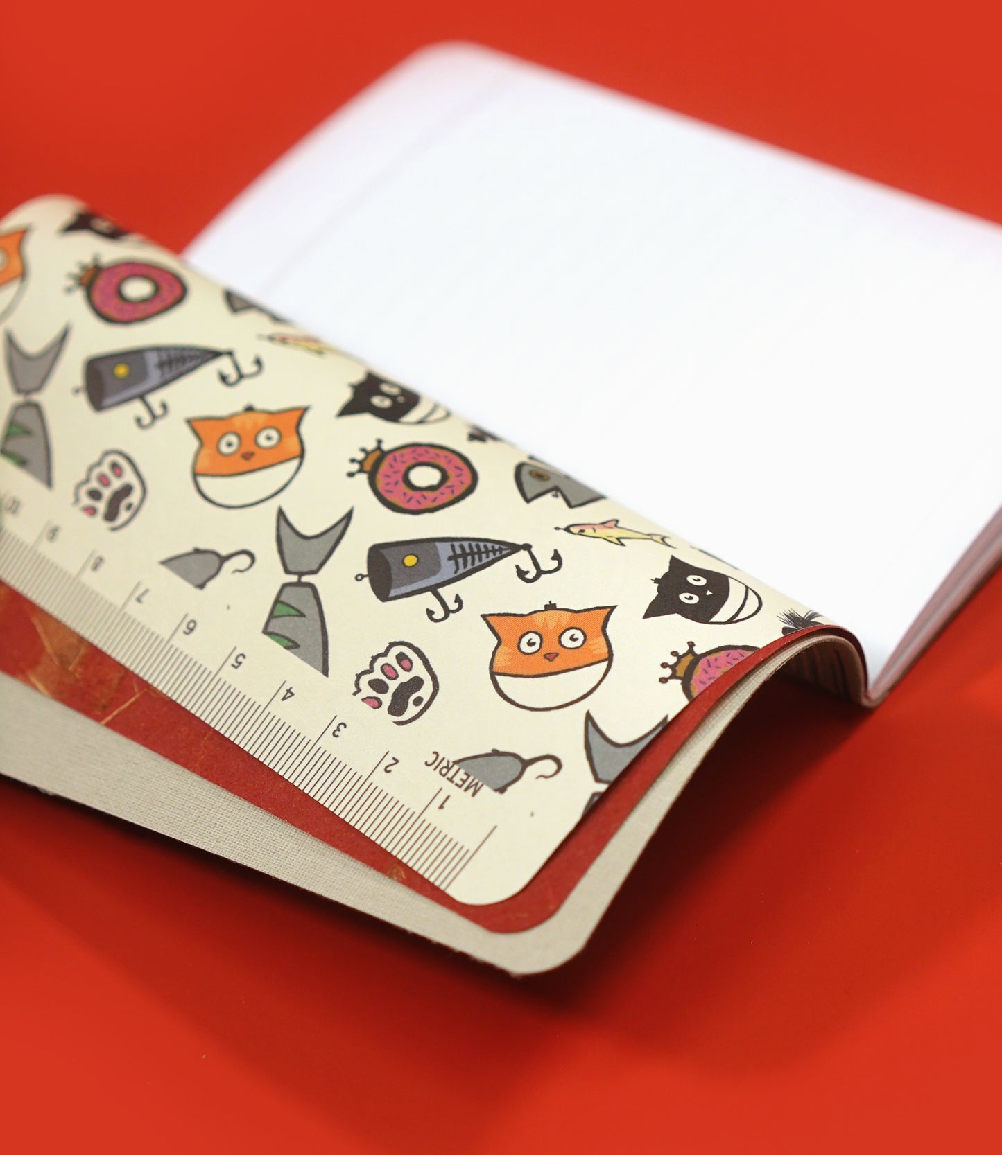Dapper Notes Limited Edition Notebook: Cat Fishin'