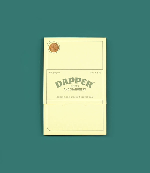 Dapper Notes 'Giant Heart' Cork Pocket Notebook