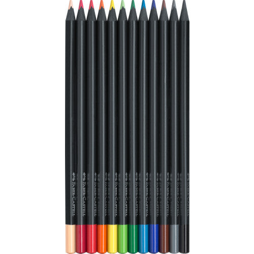 SECOND: Faber-Castell Black Edition Colouring Pencils 12 Pack