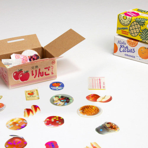 Mini Decoration Sticker Box: Apples