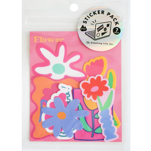 Greeting Life Sticker Pack: Flowers