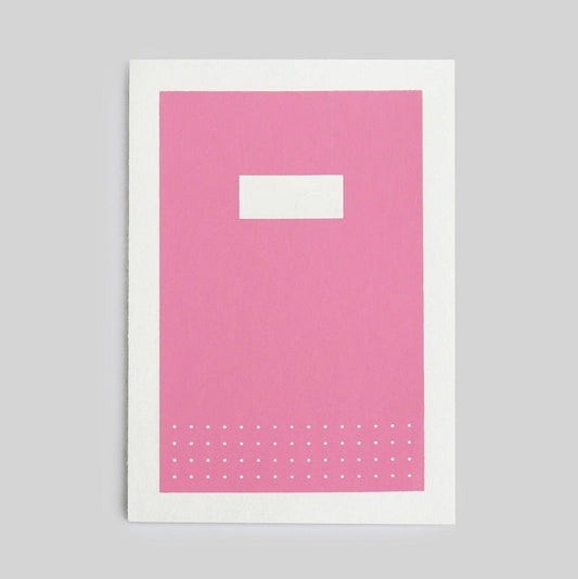 Hanji Cabinet Notebook: A5 Pink Dot Grid