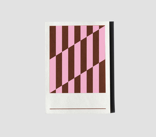 Hanji Stripe Notebook: A5 Coco Pink