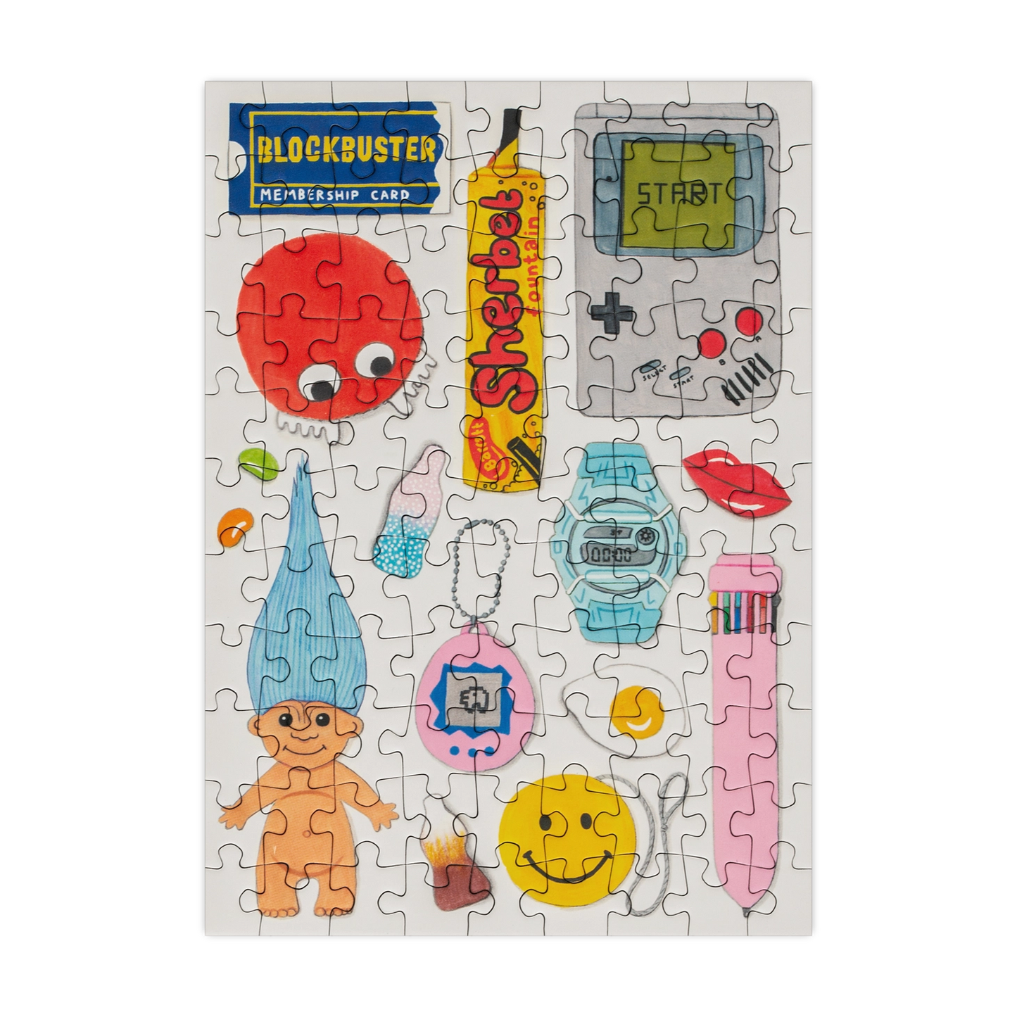 Retro '90s Mini Jigsaw Puzzle - 99 Pieces