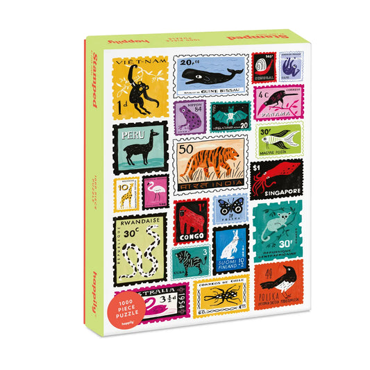 Animal Stamps Jigsaw Puzzle - 1000 Pieces