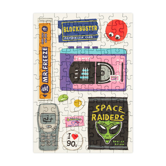 Retro '90s Mini Jigsaw Puzzle - 99 Pieces