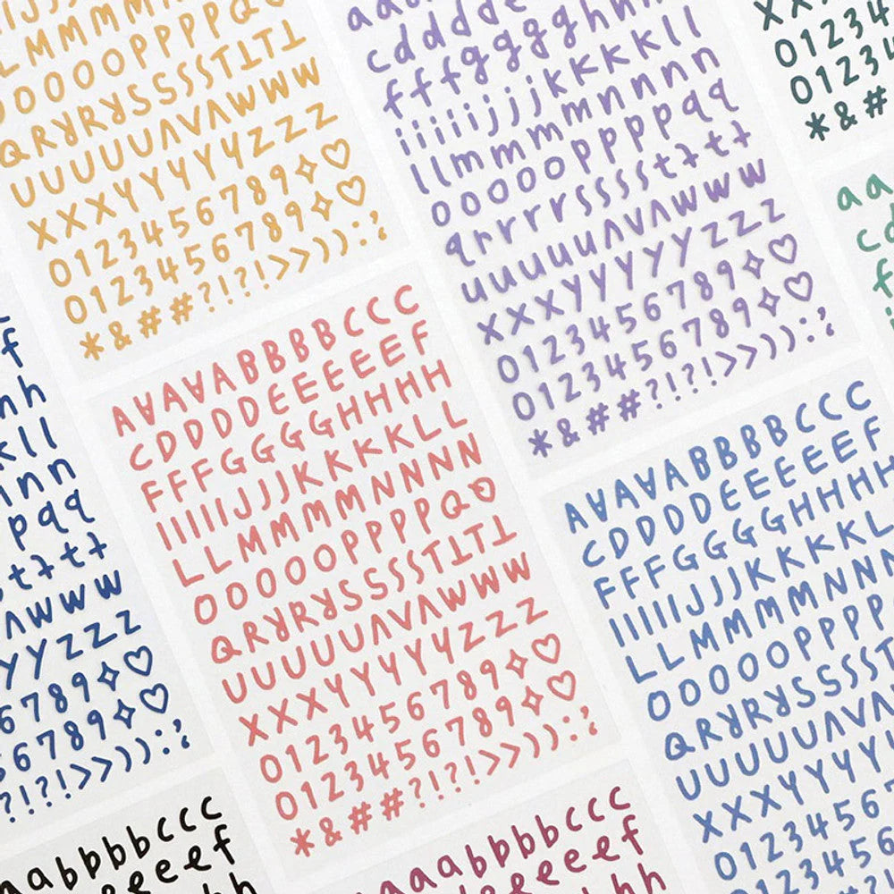 Calli Alphabet Sticker Pack