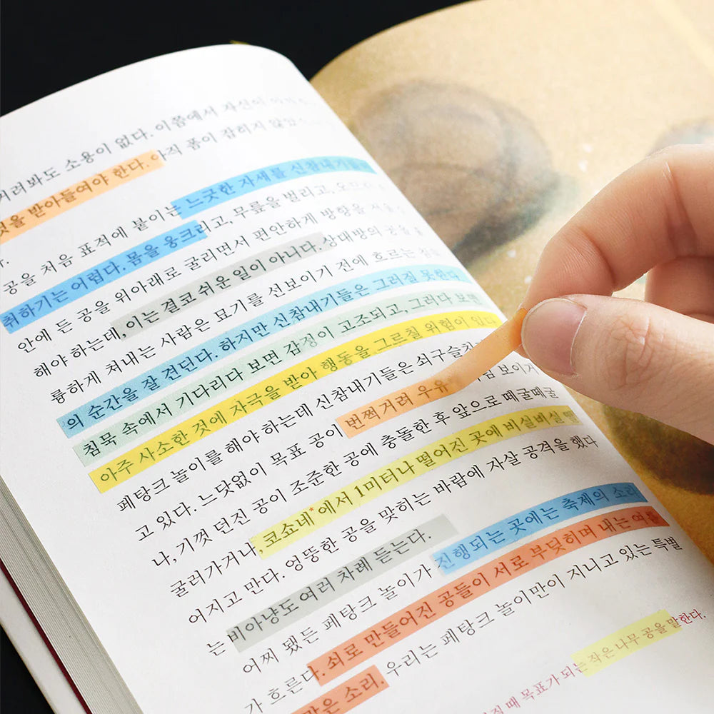 Index Long Highlighter Strips (VARIOUS COLOURS)