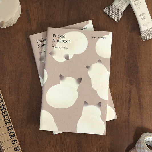 Pocket Notebook Grid: Kitten