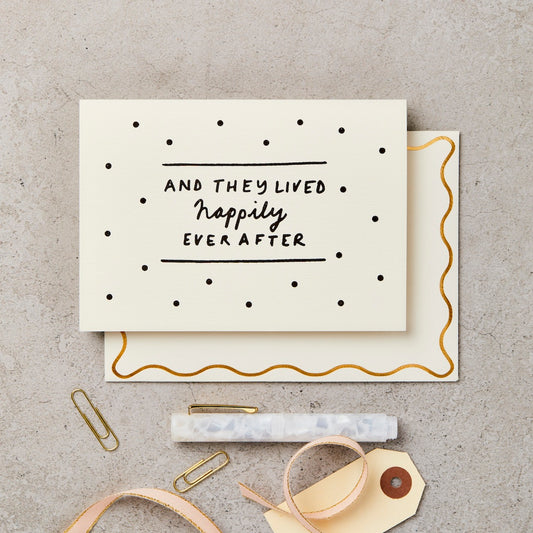 Happily Ever After Wedding Card