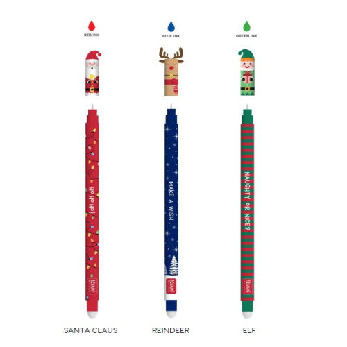 Naughty or Nice Christmas Erasable Pens (singles and 3-pack available)