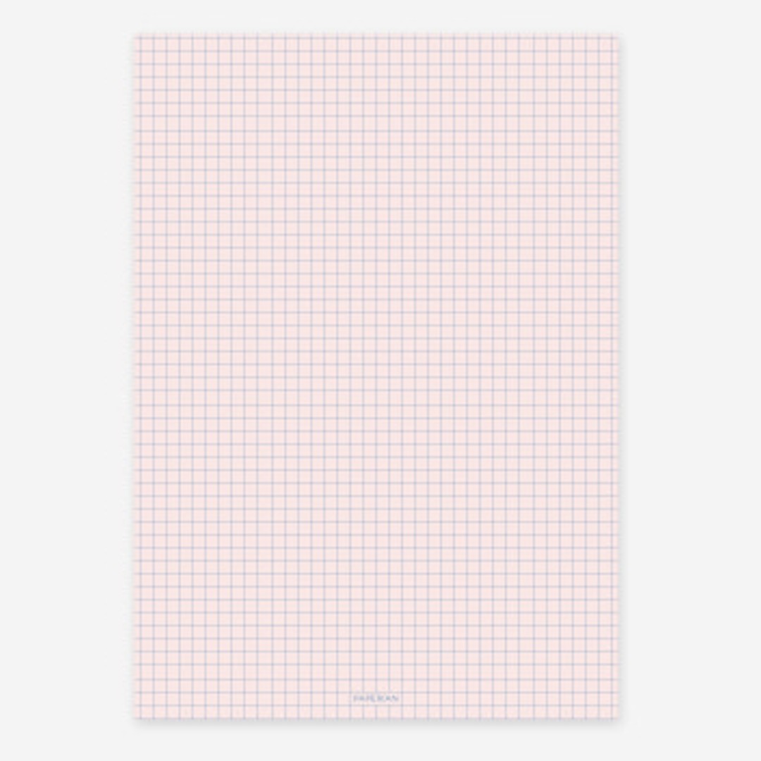 Lifepad A5 Notepad: Pink Grid