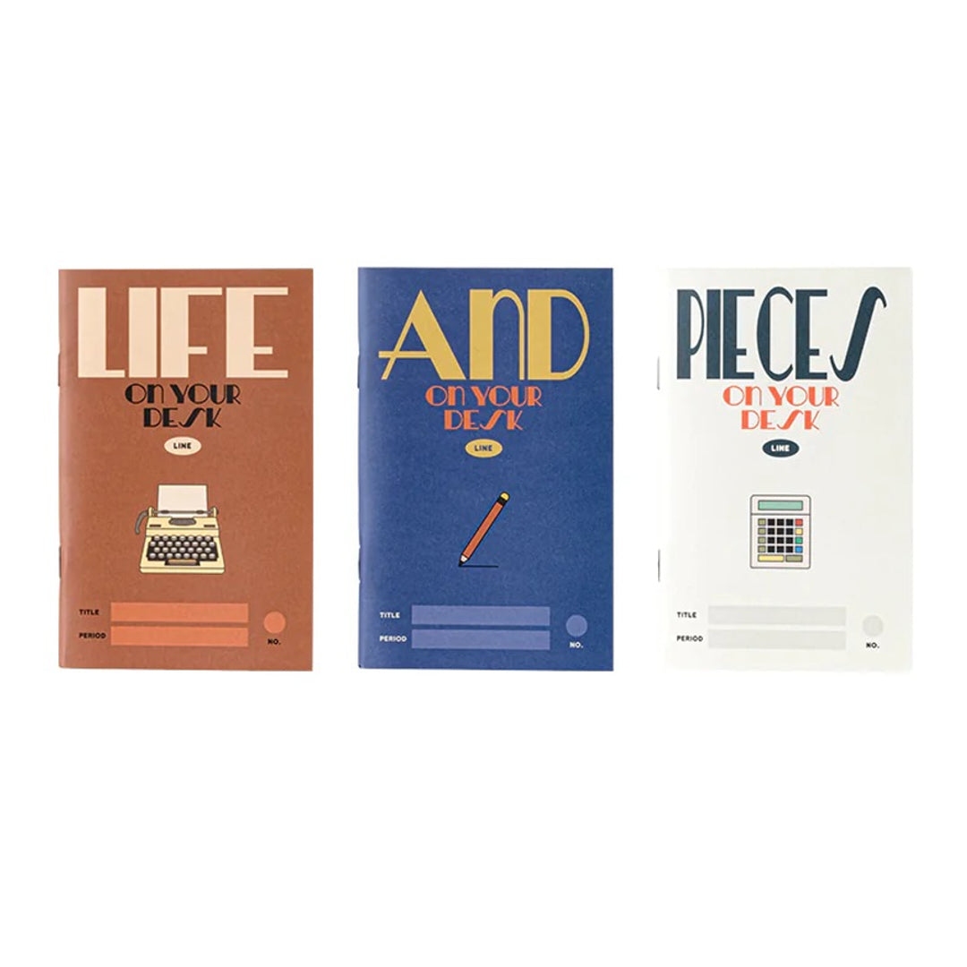 Life & Pieces Mini Notebook Set: On Your Desk