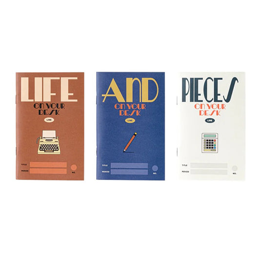 Life & Pieces Mini Notebook Set: On Your Desk