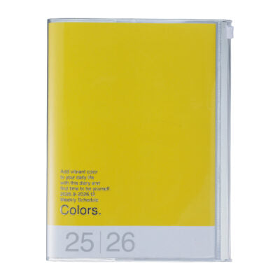 2025-2026 Diary: A6 Colors Yellow