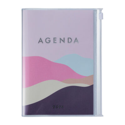 2025-2026 Diary: A6 Mountain Pink