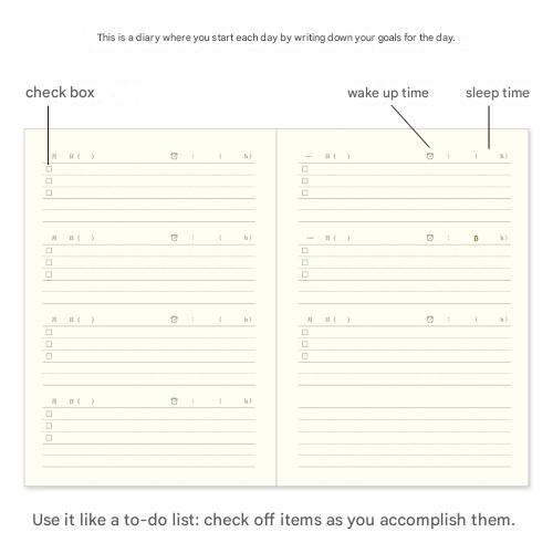 Midori Good Morning Diary