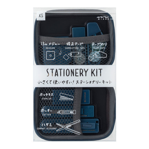 Midori XS Stationery Kit: Navy