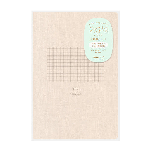 Midori Yuru Log Notebook - Grid