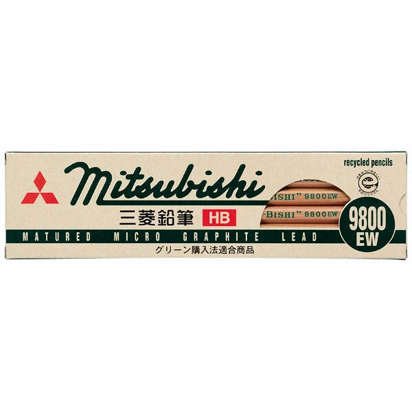 Mitsubishi 9800EW Recycled HB Pencil