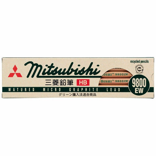 Mitsubishi 9800EW Recycled HB Pencil