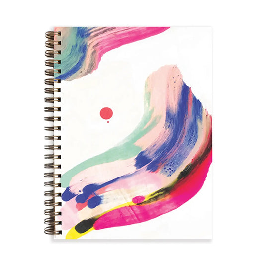 Hand-Painted Candy Swirl Journal